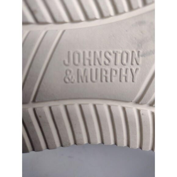 Johnston & Murphy Men\'s Navy Upton Knit Plain Toe Derby Oxford Shoes 8.5M NWOB